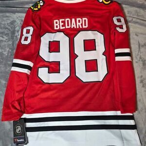 Connor Bedard Chicago Blackhawks Womens Medium Fanatics NHL Jersey